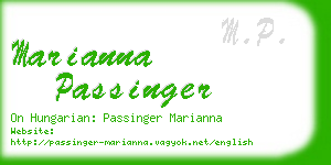 marianna passinger business card